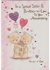 To A Special Sister & Brother-in-Law On Your Anniversary